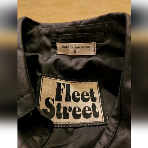 Vintage Fleet Street Trench Coat/Trench size 8 - Picture 2 of 4